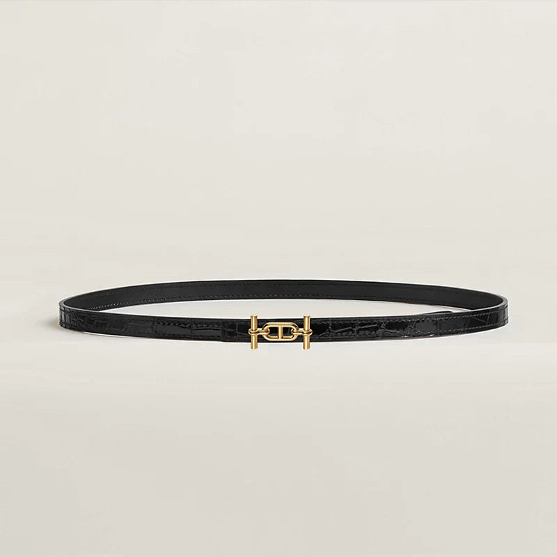 Ancre Belt Buckle & Leather Strap 13 MM