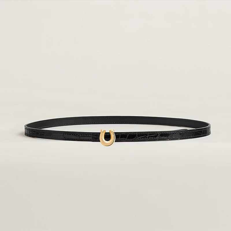 Lucky Jockette Belt Buckle & Reversible Leather Strap 13 MM