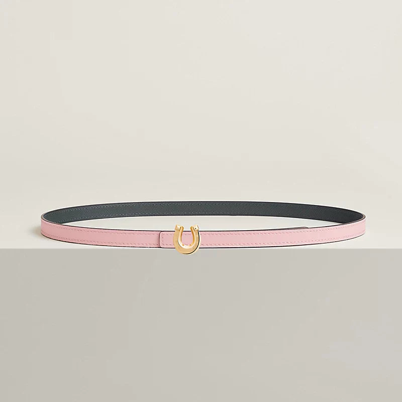 Lucky Jockette Belt Buckle & Reversible Leather Strap 13 MM