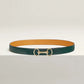 Heritage Belt Buckle & Reversible Leather Strap 24 MM