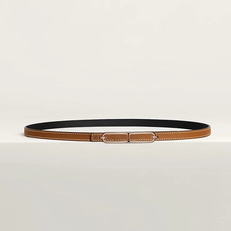 Roulis Belt Buckle & Reversible Leather Strap 13 MM