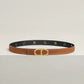 Maillon Torsade Belt Buckle & Reversible Leather Strap 24 MM
