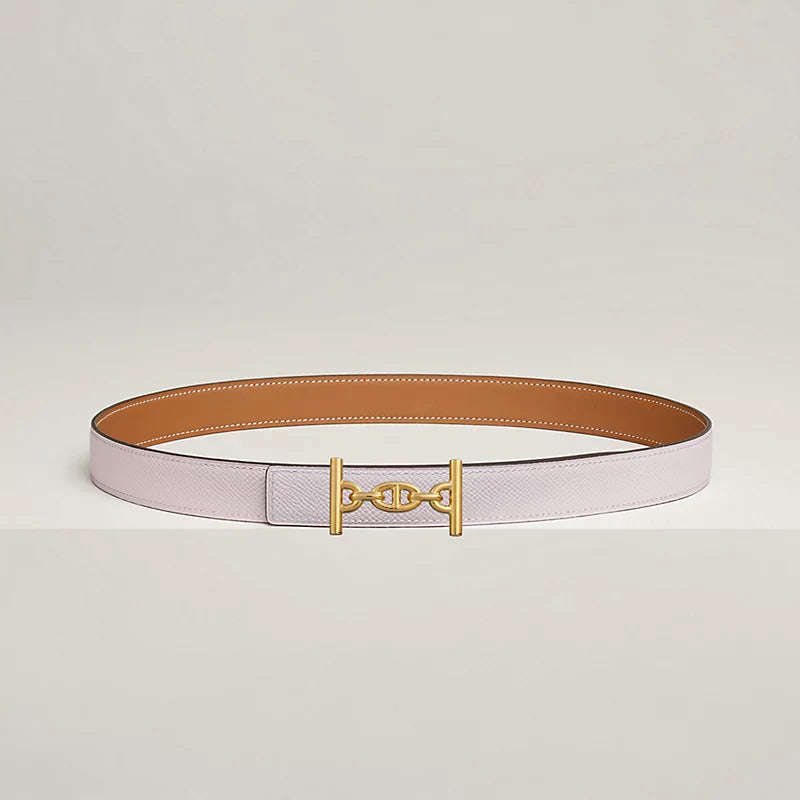 LAGUNE BELT BUCKLE & REVERSIBLE LEATHER STRAP 24 MM
