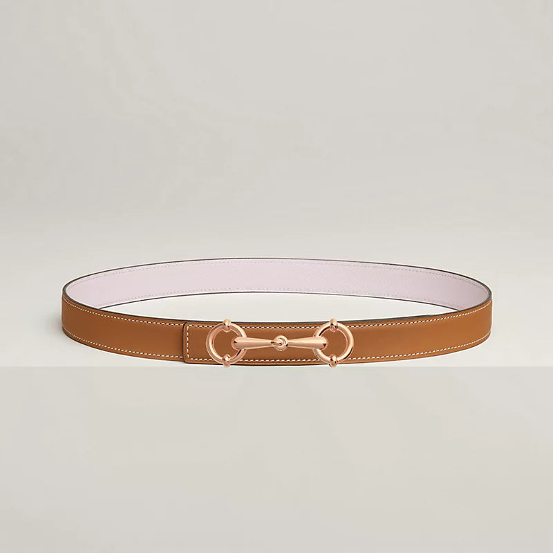 Lady Rider Belt Buckle & Reversible Leather Strap 24 MM
