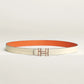H AU CARRE TWIST BELT BUCKLE & REVERSIBLE LEATHER STRAP 24 MM