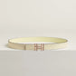 H AU CARRE TWIST BELT BUCKLE & REVERSIBLE LEATHER STRAP 24 MM