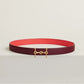 H EQUESTRE BELT BUCKLE & REVERSIBLE LEATHER STRAP 24 MM