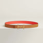 H EQUESTRE BELT BUCKLE & REVERSIBLE LEATHER STRAP 24 MM