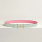 H EQUESTRE BELT BUCKLE & REVERSIBLE LEATHER STRAP 24 MM