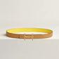 H EQUESTRE BELT BUCKLE & REVERSIBLE LEATHER STRAP 24 MM
