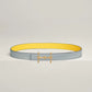 H EQUESTRE BELT BUCKLE & REVERSIBLE LEATHER STRAP 24 MM