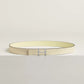 H TORSADE BELT BUCKLE & REVERSIBLE LEATHER STRAP 24 MM