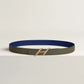 HDN BELT BUCKLE & REVERSIBLE LEATHER STRAP 24 MM