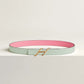 HDN BELT BUCKLE & REVERSIBLE LEATHER STRAP 24 MM