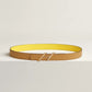 HDN BELT BUCKLE & REVERSIBLE LEATHER STRAP 24 MM
