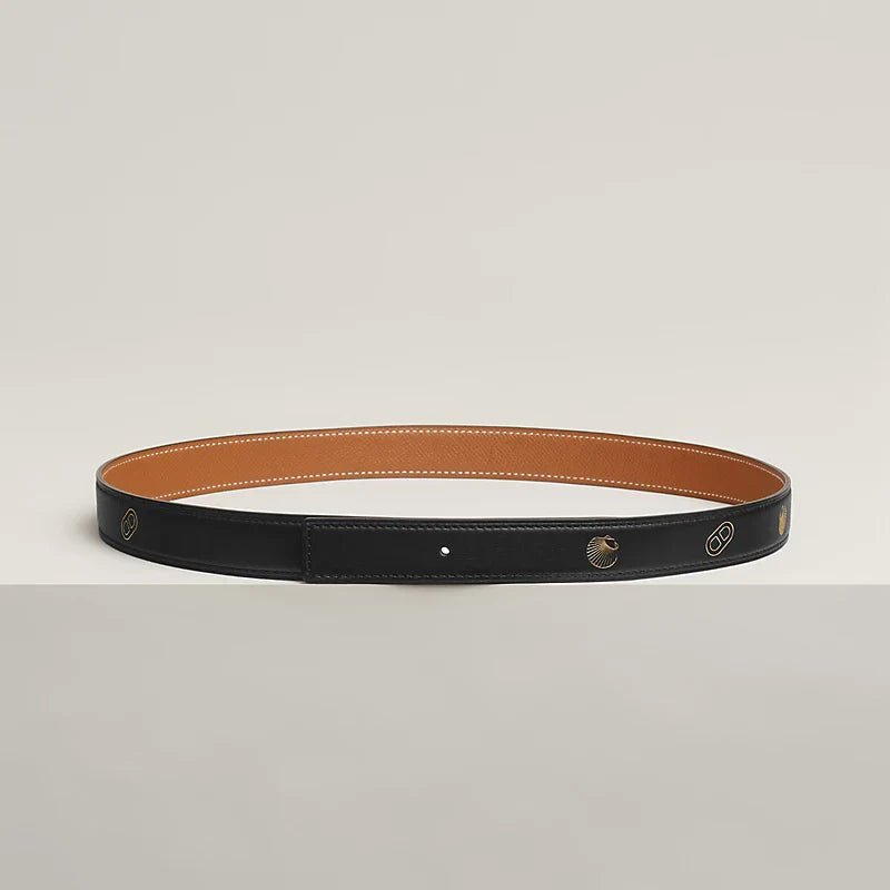 HERMÈS SUR MER REVERSIBLE LEATHER STRAP 24 MM