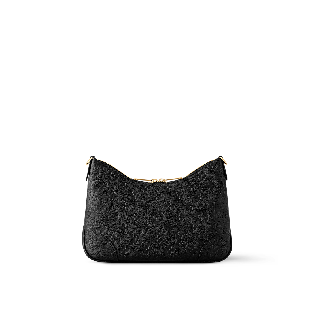Boulogne PM Monogram Empreinte Leather Black Shoulder Bag