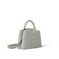Capucines MM Taurillon Leather Black Top Handle Bag