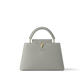 Capucines MM Taurillon Leather Black Top Handle Bag