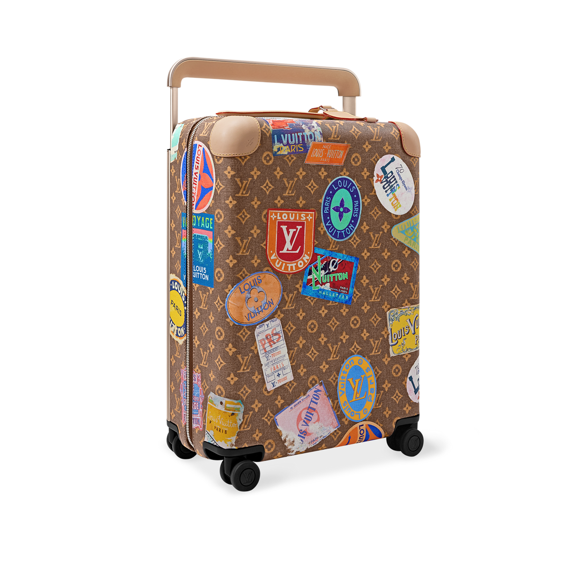 Horizon 55 Monogram Coated Canvas Cherry Motif Carry-On Suitcase