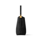 Low Key Hobo MM Smooth Calfskin Leather Black Top Handle Bag
