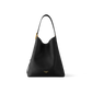 Low Key Hobo MM Smooth Calfskin Leather Black Top Handle Bag