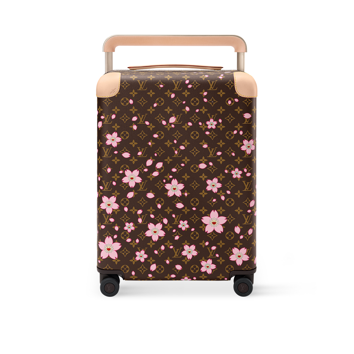 Horizon 55 Monogram Coated Canvas Cherry Motif Carry-On Suitcase