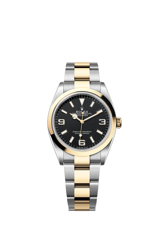 Explorer 36 36mm Oystersteel Yellow Gold Black Dial Oyster Bracelet Self-Winding Watch