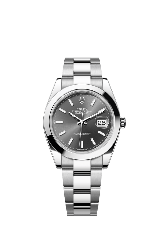 Datejust 41 41mm Oystersteel Slate Dial Smooth Bezel Oyster Bracelet Self-Winding Watch
