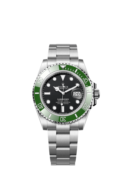 Submariner Date 41mm Oystersteel Black Dial Green Cerachrom Bezel Oyster Bracelet Self-Winding Watch
