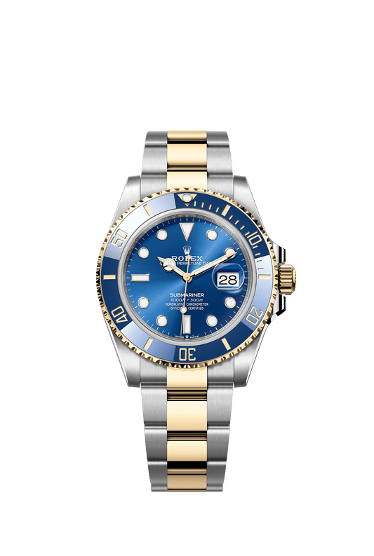 Submariner Date 41mm Oystersteel Yellow Gold Royal Blue Dial Blue Ceramic Bezel Oyster Bracelet Self-Winding Watch