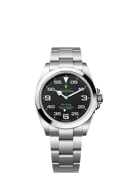 Air-King 40mm Oystersteel Black Dial Oyster Bracelet Self-Winding Watch