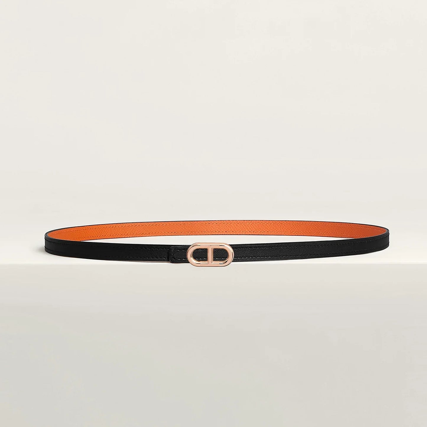 Maillon H Belt Buckle & Reversible Leather Strap 13 MM