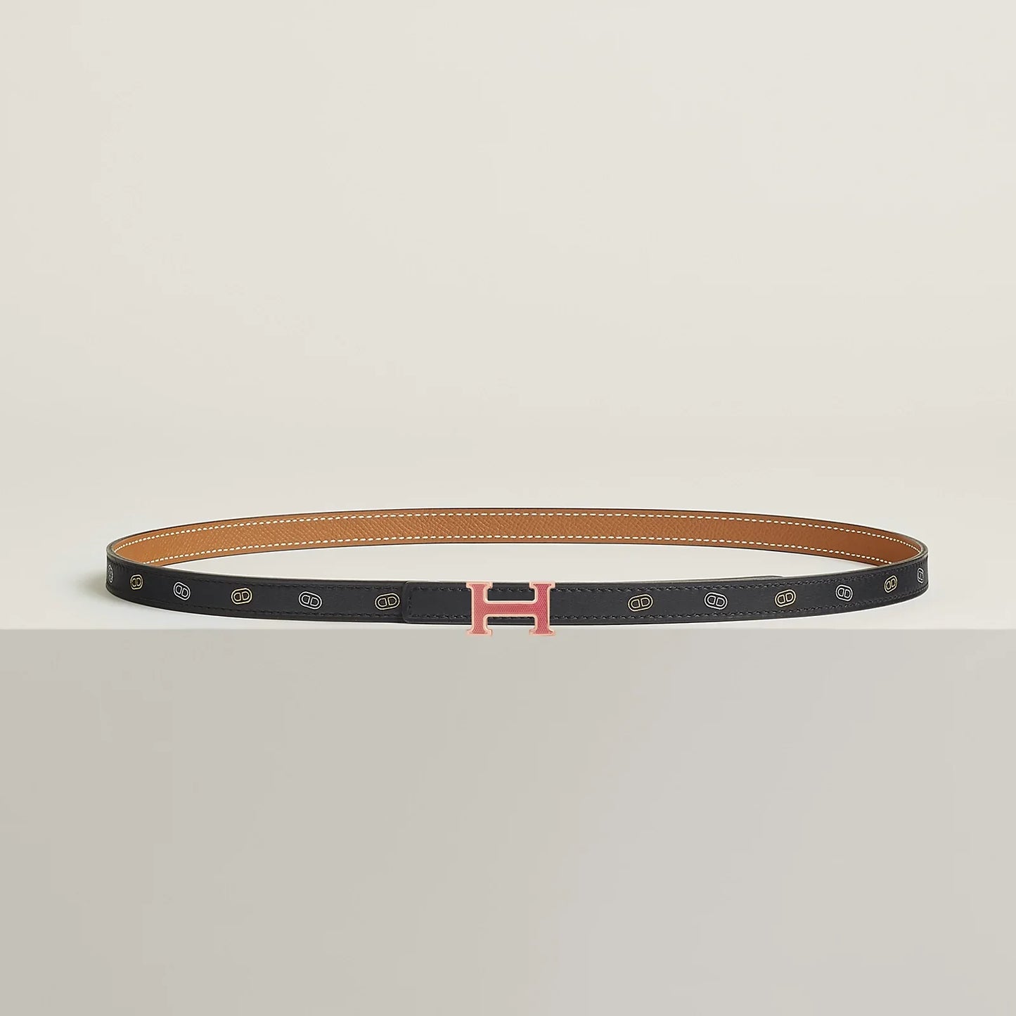 MINI 5382 Splas'h Belt Buckle & Reversible Leather Strap 13 MM