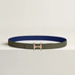 MORS H BELT BUCKLE & REVERSIBLE LEATHER STRAP 24 MM