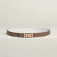 MY H BELT BUCKLE & REVERSIBLE LEATHER STRAP 24 MM