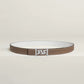 MY H BELT BUCKLE & REVERSIBLE LEATHER STRAP 24 MM
