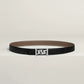 MY H BELT BUCKLE & REVERSIBLE LEATHER STRAP 24 MM