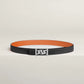 MY H BELT BUCKLE & REVERSIBLE LEATHER STRAP 24 MM