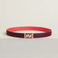 MY H BELT BUCKLE & REVERSIBLE LEATHER STRAP 24 MM