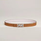 MY H BELT BUCKLE & REVERSIBLE LEATHER STRAP 24 MM