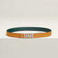 MY H BELT BUCKLE & REVERSIBLE LEATHER STRAP 24 MM