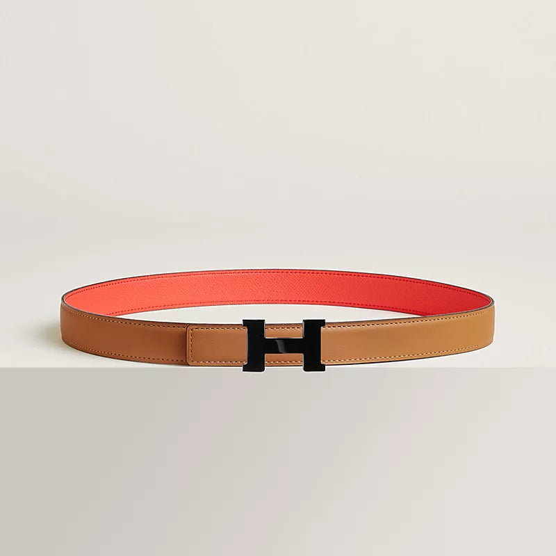 Mini Constance So Black Belt Buckle & Reversible Leather Strap 24 MM