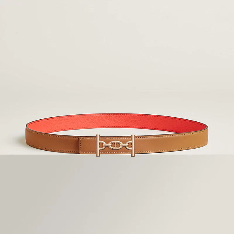 Lagune Belt Buckle & Reversible Leather Strap 24 MM