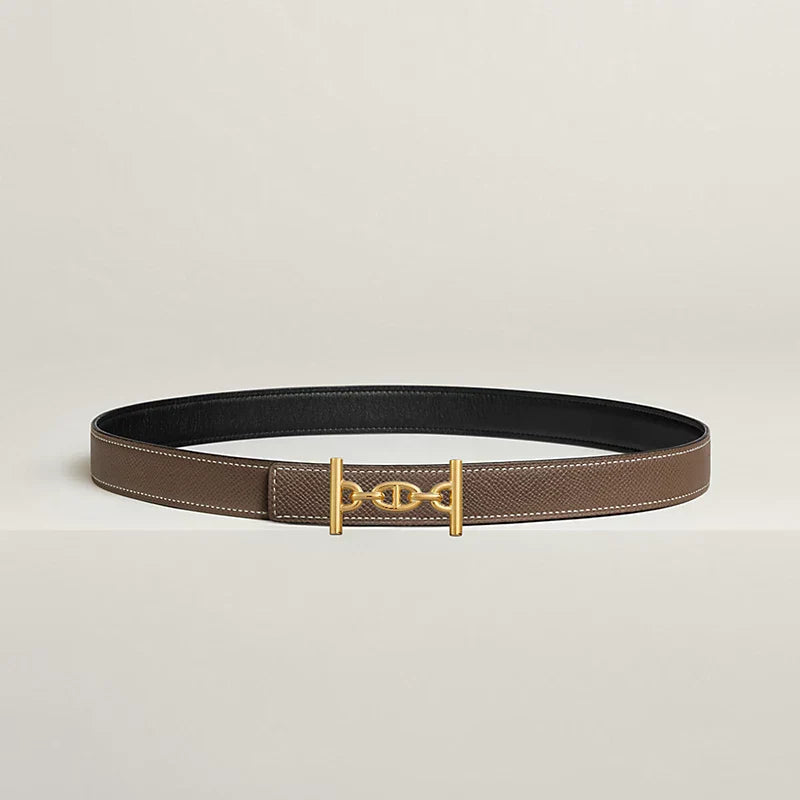 LAGUNE BELT BUCKLE & REVERSIBLE LEATHER STRAP 24 MM