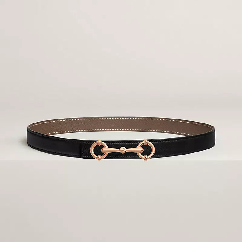 Lady Rider Belt Buckle & Reversible Leather Strap 24 MM
