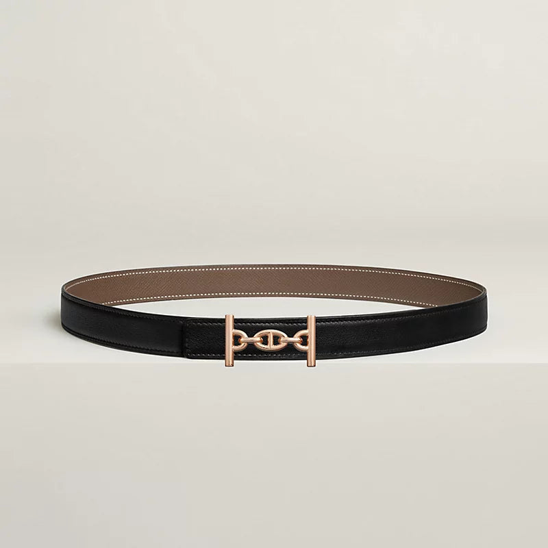 Lagune Belt Buckle & Reversible Leather Strap 24 MM