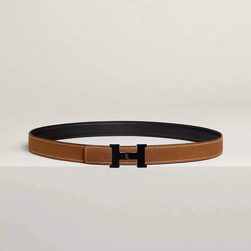 Mini Constance So Black Belt Buckle & Reversible Leather Strap 24 MM