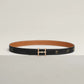 H Torsade Belt Buckle & Reversible Leather Strap 24 MM