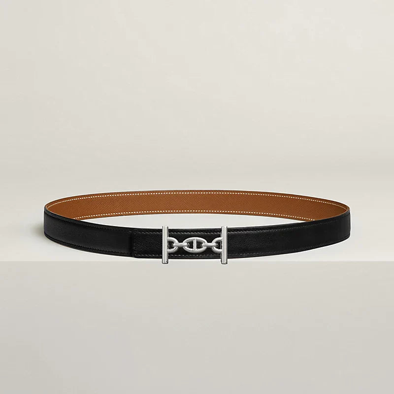 Lagune Belt Buckle & Reversible Leather Strap 24 MM